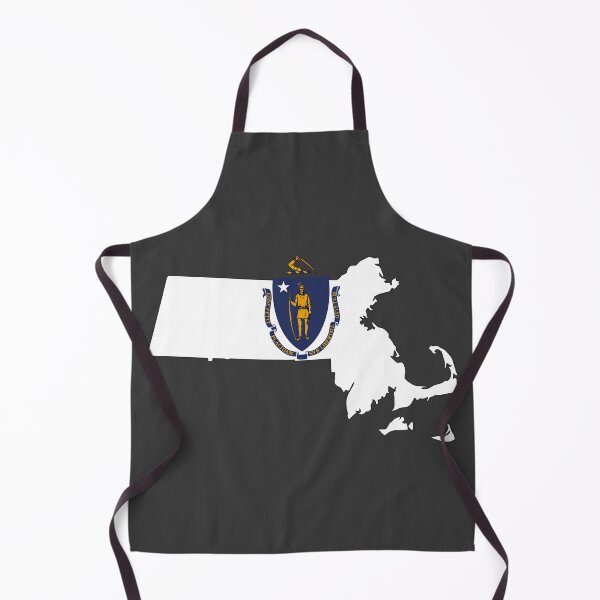 Item preview, Massachusetts Pride, Map Silhouette with Official State Flag & Seal designed and sold by mashmosh.