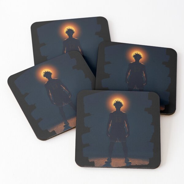 Item preview, Basketball Player silhouette standing tall with glow behind 9 designed and sold by Neon G.