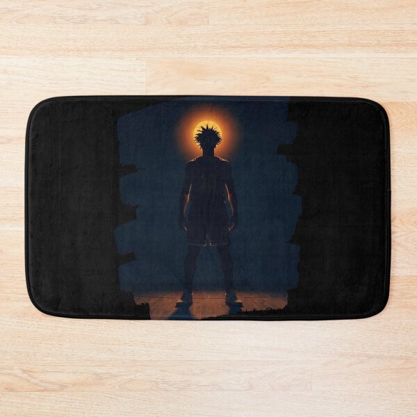 Item preview, Basketball Player silhouette standing tall with glow behind 9 designed and sold by Neon G.