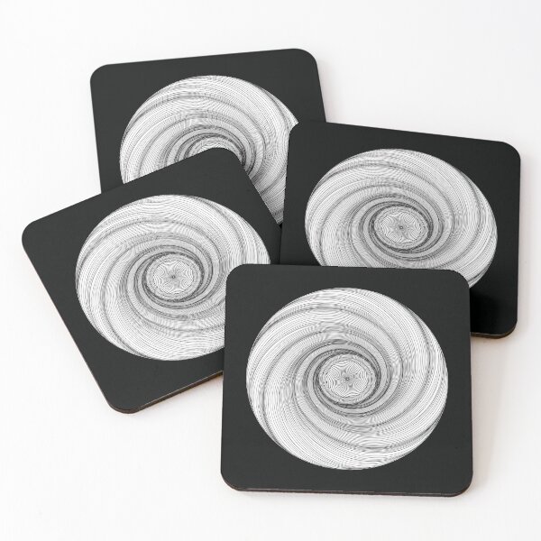 Item preview, Hypnotic Spiral Optical Illusion Black and White designed and sold by PixelQ.