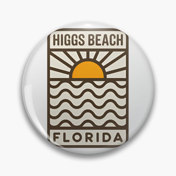 Item preview, Higgs Beach Florida - Beach Sign designed and sold by TheOldMittenIllustrated.