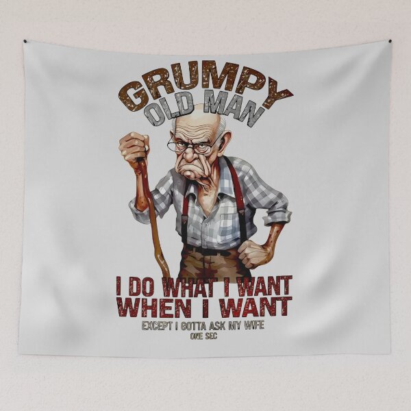 Item preview, Grumpy Old Man - I Do What I Want designed and sold by MOFAPPAREL.