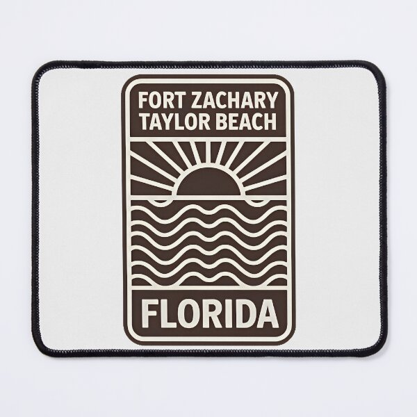 Item preview, Fort Zachary Taylor Beach Florida - Beach Sign designed and sold by TheOldMittenIllustrated.