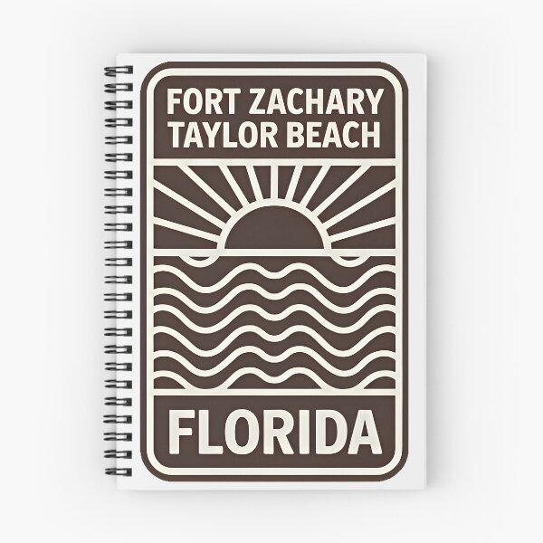 Item preview, Fort Zachary Taylor Beach Florida - Beach Sign designed and sold by TheOldMittenIllustrated.