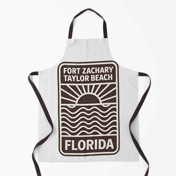 Item preview, Fort Zachary Taylor Beach Florida - Beach Sign designed and sold by TheOldMittenIllustrated.