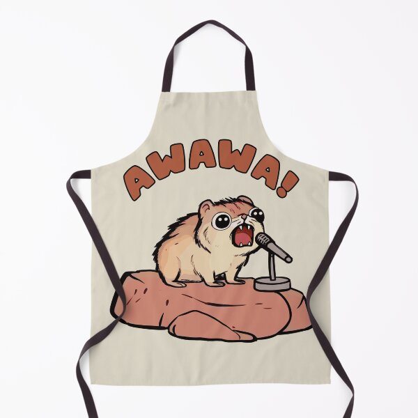 Item preview, AWAWA Hyrax in Concert, Graphic Humor Meme designed and sold by OrenjiArtShop.