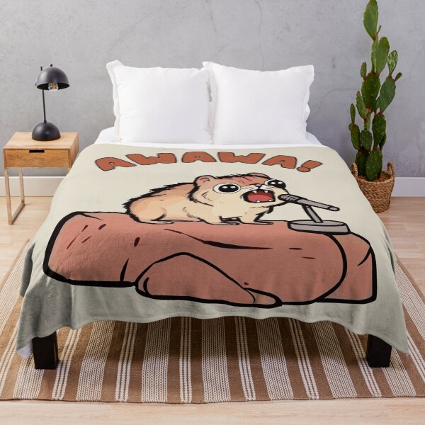 Item preview, AWAWA Hyrax in Concert, Graphic Humor Meme designed and sold by OrenjiArtShop.