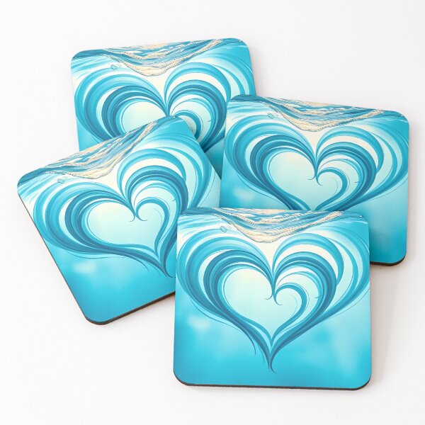 Item preview, Blue Water Heart designed and sold by CalmnessbyChoice.