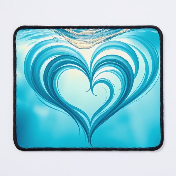 Item preview, Blue Water Heart designed and sold by CalmnessbyChoice.