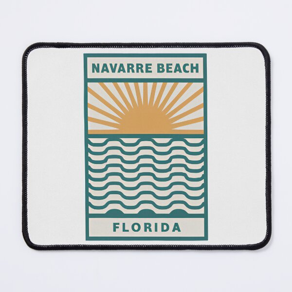 Item preview, Navarre Beach Florida - Beach Sign designed and sold by TheOldMittenIllustrated.