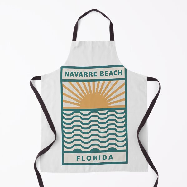 Item preview, Navarre Beach Florida - Beach Sign designed and sold by TheOldMittenIllustrated.