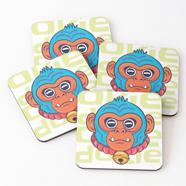 Item preview, Cool Blue Monkey Graphic Tee – Streetwear Animal Art designed and sold by EzekRenne.