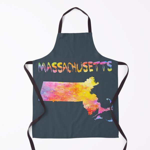 Item preview, Vibrant Massachusetts Watercolor Splash Map | Colorful MA State Pride designed and sold by mashmosh.