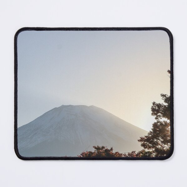 Item preview, Mount Fuji Framed by Trees with Morning Sunburst designed and sold by TravelerPenguin.