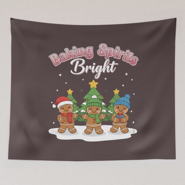 Item preview, Baking Spirits Bright Gingerbread Christmas designed and sold by Ekracreatives.