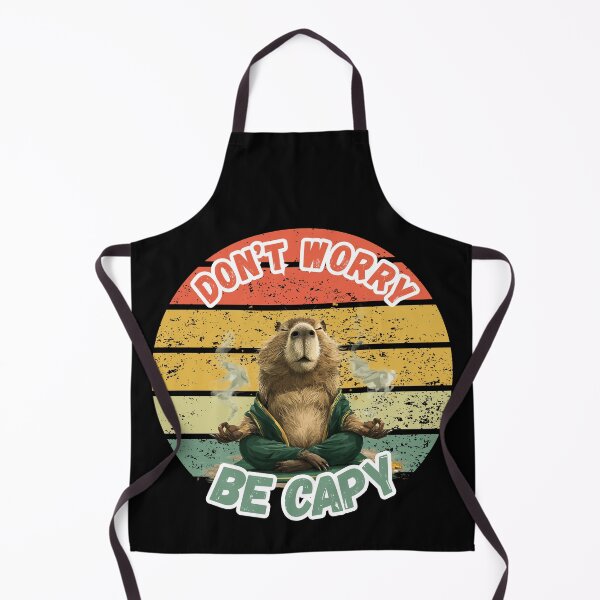 Item preview, Retro Don’t Worry Be Capy Cute Vintage Capybara designed and sold by Print-Panda.