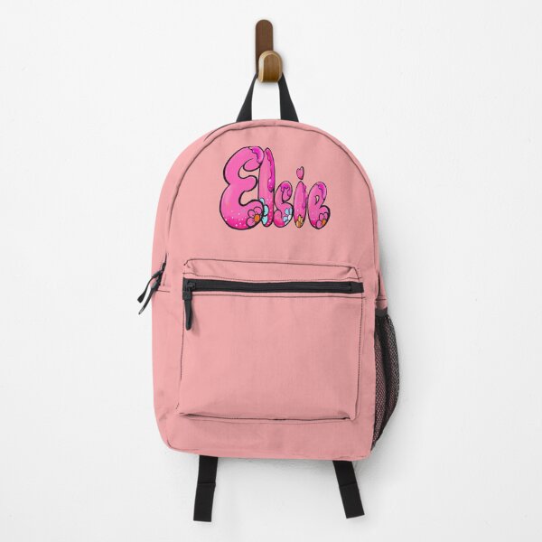 Item preview, Elsie popular girls womens name in preppy pink drip calligraphy designed and sold by Artonmytee.