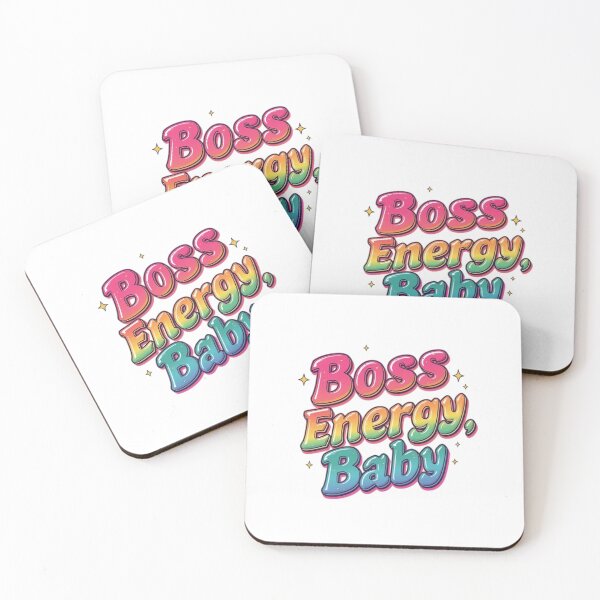 Item preview, Boss Energy Baby Colorful Cute Motivational Quote designed and sold by NRcollections24.