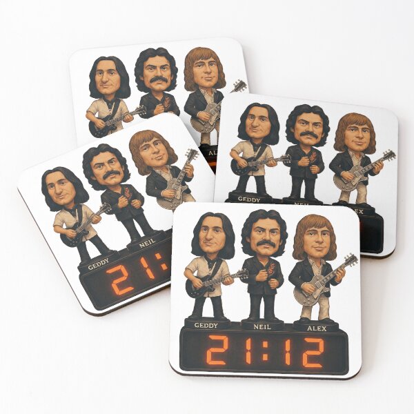 Item preview, It´s Rush time! Rush 2112 Caricature Band Figures – Geddy, Neil & Alex designed and sold by The-Jerk-Store.