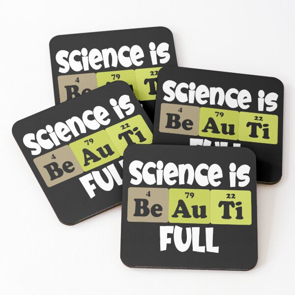 Item preview, Science Is Beautiful – Chemistry Humor Pun for Science Lovers designed and sold by ScienceCorner.