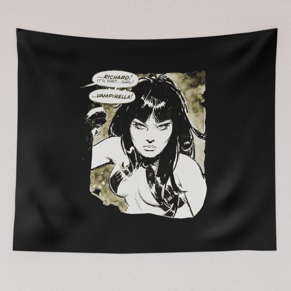 Item preview, Gothic Vampire Woman Black White Portrait designed and sold by Ismaelmacdonal.