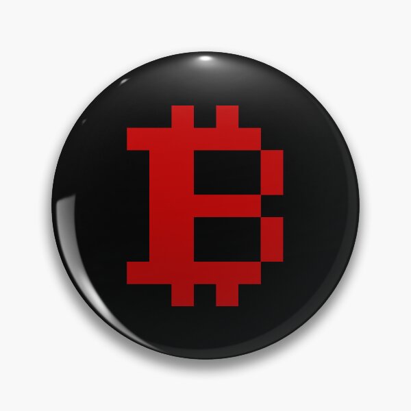 Item preview, Bitcoin Logo Retro Pixel Game - Red designed and sold by CyberRex.
