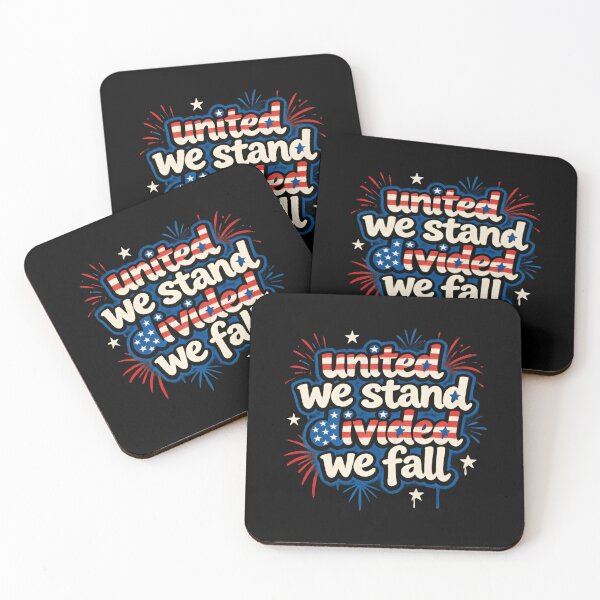 Item preview, United We Stand Divided We Fall Patriot Pride designed and sold by SkeletonsDanger.