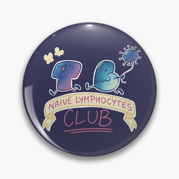 Item preview, Naive Lymphocytes CLUB - coloured (sticker-like) designed and sold by StarAngel969.