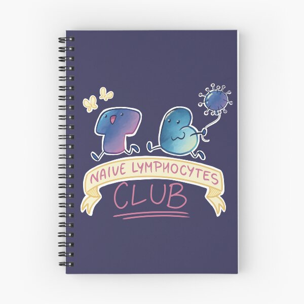 Item preview, Naive Lymphocytes CLUB - coloured (sticker-like) designed and sold by StarAngel969.