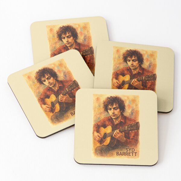 Item preview, Syd Barrett Portrait Psychedelic Rock Icon Art designed and sold by Sarcastic designs.