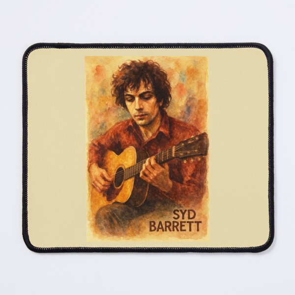 Item preview, Syd Barrett Portrait Psychedelic Rock Icon Art designed and sold by Sarcastic designs.