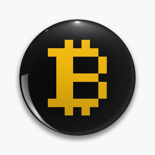 Item preview, Bitcoin Logo Retro Pixel Game - Yellow designed and sold by CyberRex.