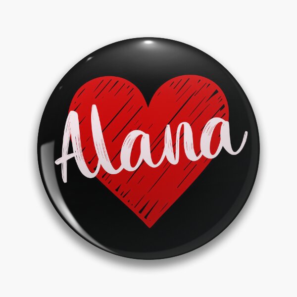 Item preview, Alana Name Red Heart  designed and sold by Jeallan Designs.