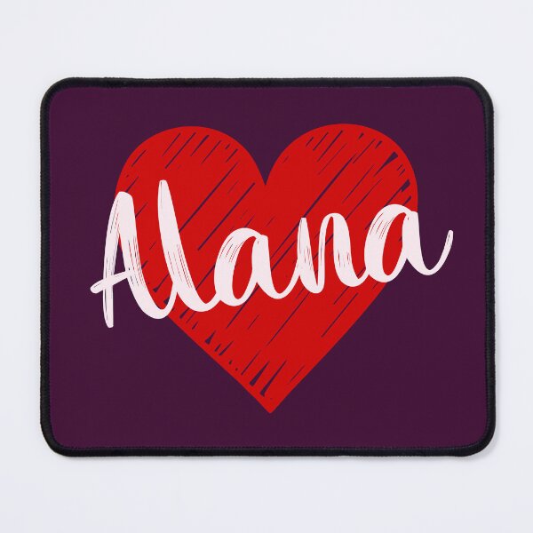 Item preview, Alana Name Red Heart  designed and sold by Jeallan Designs.