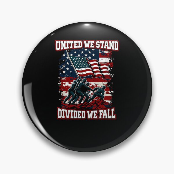 Item preview, United We Stand Divided We Fall Red White Blue designed and sold by SkeletonsDanger.