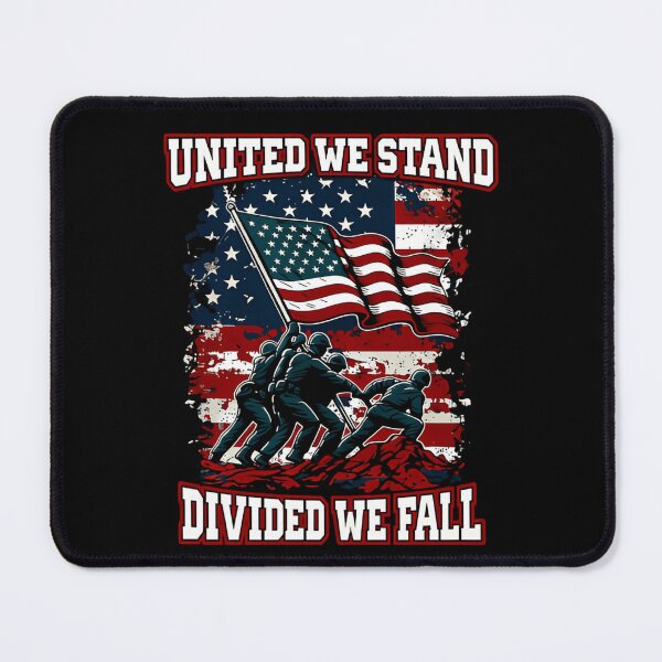 Item preview, United We Stand Divided We Fall Red White Blue designed and sold by SkeletonsDanger.