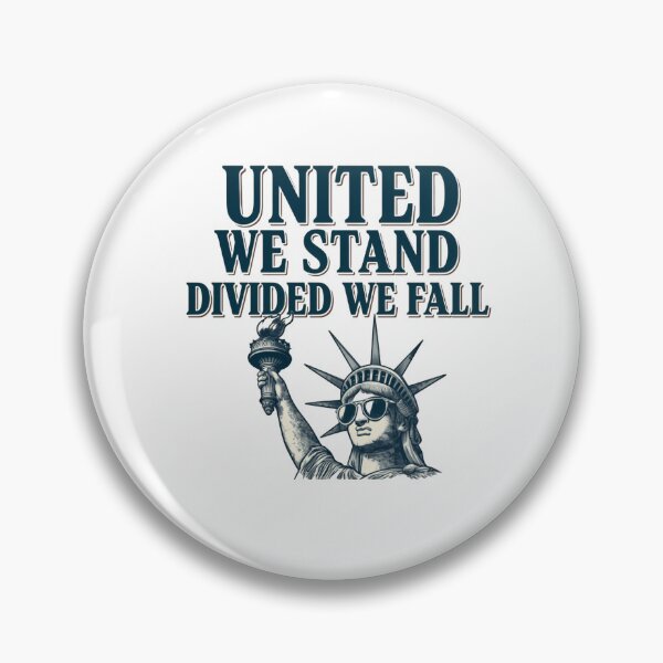 Item preview, United We Stand Divided We Fall American Spirit designed and sold by SkeletonsDanger.