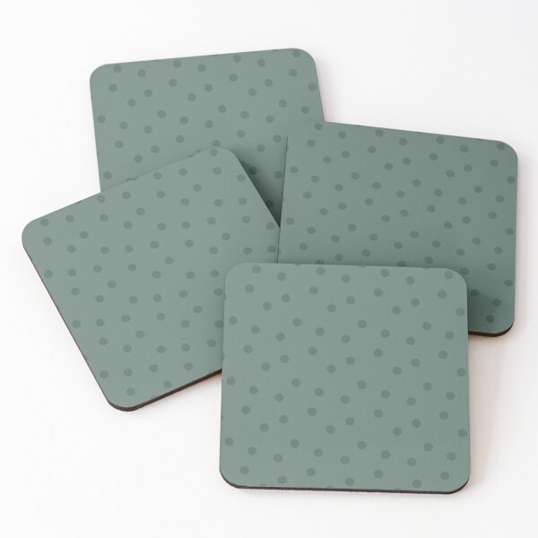 Item preview, Modern Polka Dots 2 on Gray-Green designed and sold by KSimpson838.