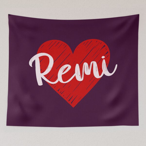 Item preview, Remi Name Red Heart  designed and sold by Jeallan Designs.