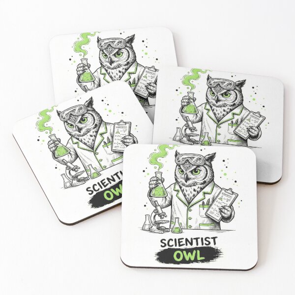 Item preview, Scientist Owl. designed and sold by Jetbrains.