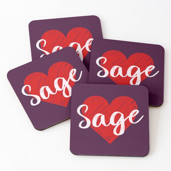 Item preview, Sage Name Red Heart  designed and sold by Jeallan Designs.