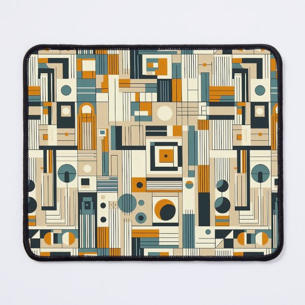 Item preview, Bauhaus - Movement - Geometric Shapes Linear Modern Art designed and sold by Mermaid's Whimsy.
