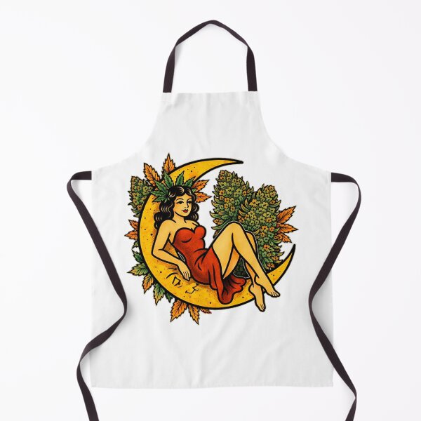 Item preview, Autumn Cannabis Moon Babe designed and sold by Wake and Bake.