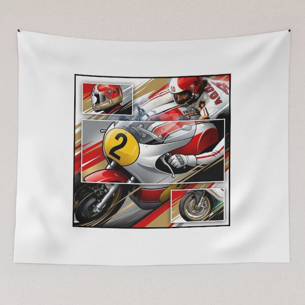 Item preview, Giacomo Agostini - Motorsport Legend designed and sold by enzoade.