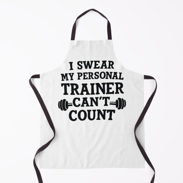 Item preview, i swear my personal trainer can't count designed and sold by CloudyPress.