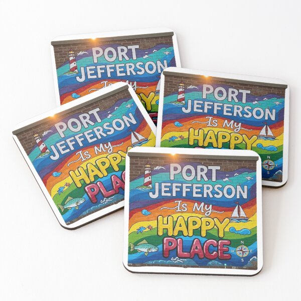 Item preview, Port Jefferson is my happy place  | Port Jefferson Local Pride Gift designed and sold by FitEnvy.