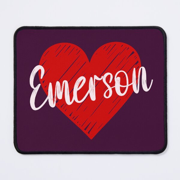 Item preview, Emerson Name Red Heart designed and sold by Jeallan Designs.