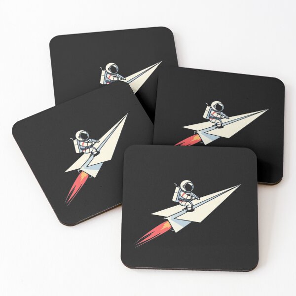 Item preview, Astronaut Riding a Paper Airplane designed and sold by Don'R.