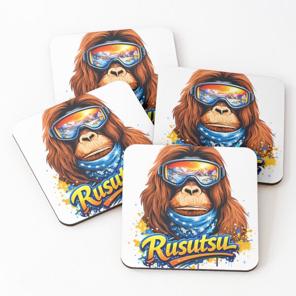 Item preview, Cool Ape of Rusutsu – Ski Resort Street Art designed and sold by Myōhō Print Co..