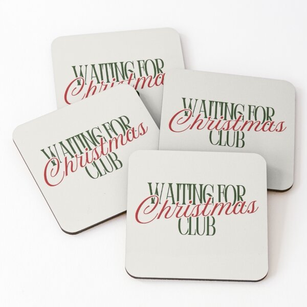 Item preview, Waiting For Christmas Club Typography designed and sold by Adronia.